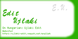 edit ujlaki business card